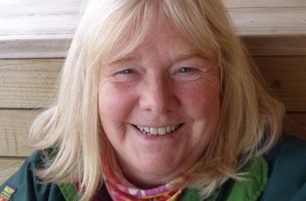 Cath Allwood, who donated her book profits to Hospice UK