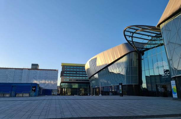 A photo showing the ACC in Liverpool, venue of the 2023 National Conference