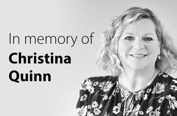 A statement on the death of Christina Quinn, Chief Executive of St Luke’s Hospice, Plymouth.