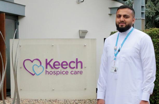 Mohammed Rahman is a Community Connector for Keech Hospice. He’s a man on mission: to destigmatise hospice care in the local South Asian community