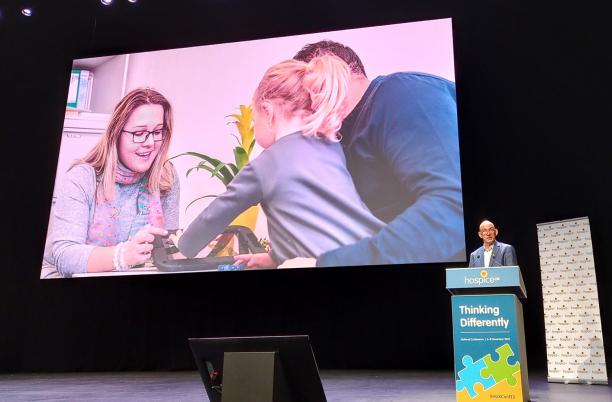 Hospice UK’s 2023 National Conference kicked off in Liverpool with an opening speech from our CEO, Toby Porter