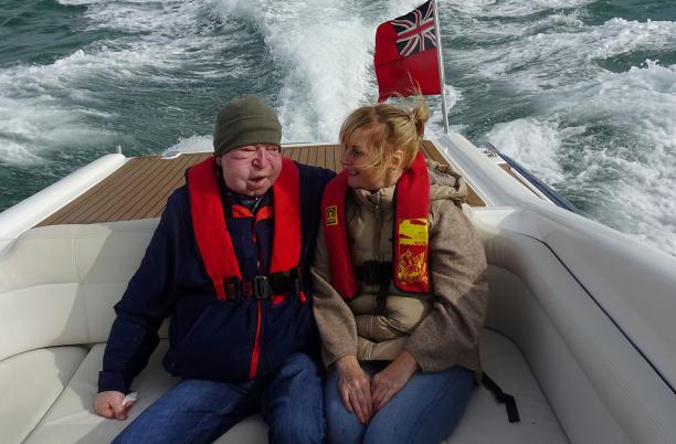 Lymphoedema Awareness Week helps raise awareness about the condition - like Richard, who was helped by Lewis-Manning Hospice to take a trip out on a boat