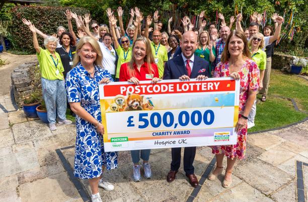 Hospice UK have announced a new partnership with People's Postcode Lottery, helping fight for hospice care for all who need it, for now and forever