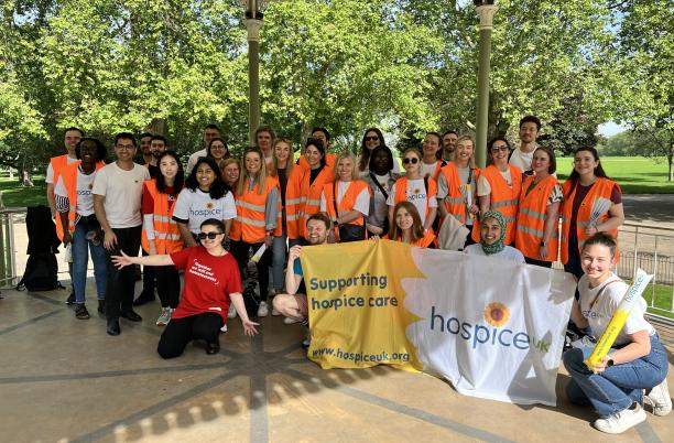London Marathon Hospice UK team