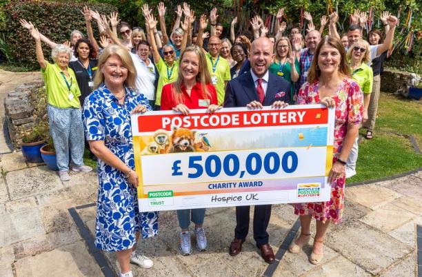 Image from the launch of our partnership with People's Postcode Lottery