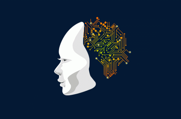 An animated gif of an AI brain