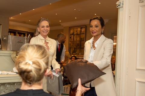 Lady Shakira Caine at the Hospice UK Fashion Lunch