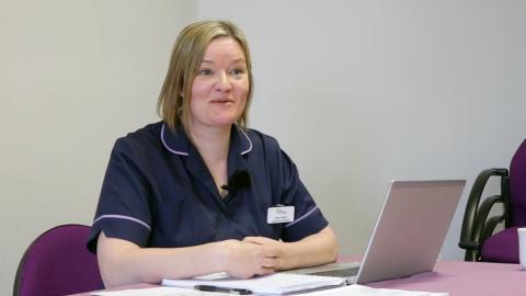 Nicky Hibbert, Senior Nurse Practitioner at St Gemma’s Hospice, and Project Lead