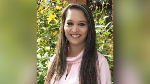 Diksha Pike works with the EDI group at Keech Hospice Care and helped lead celebrations of Ramadan in 2023