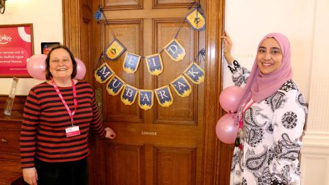 Eid celebrations at St Luke's Hospice in Sheffield