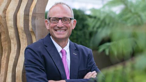 Garden designer Tom Hoblyn has designed Hospice UK's Garden of Compassion for RHS Chelsea Flower Show in 2025