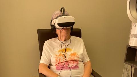John Eastwood Hospice is using virtual reality (VR) to support patients, carers and family members