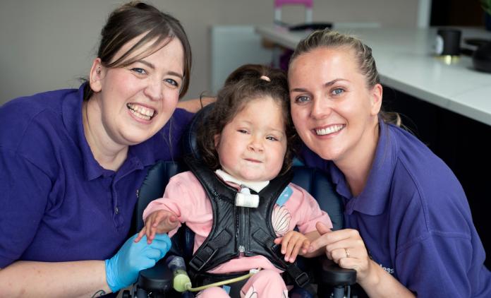 Jessie May with Margot-