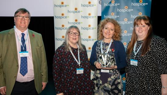 St Oswald’s Hospice Lymphodema Service were the 2021 winners of the Hospice UK Innovation in Care Award