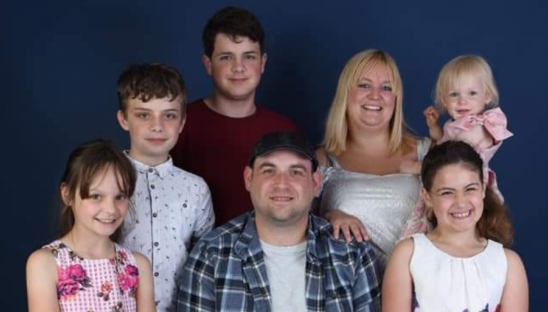 Rob with family