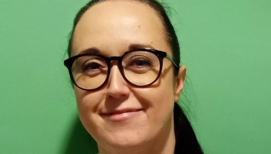 Laura Barrett, who works for St Oswald's Hospice