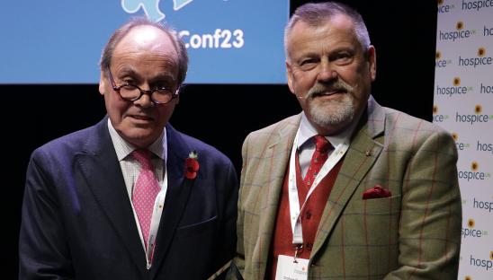 Graham Stone, Thames Hospice, was the winner of the 2023 Volunteer Gardener of the Year award