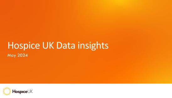 Watch a recording of our webinar about how hospices can use data to inform service development