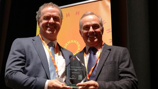 David Waughman, St Columba’s Hospice Care (pictured right) is the 2024 winner of the Volunteer Gardener of the Year Award at the Hospice UK Conference