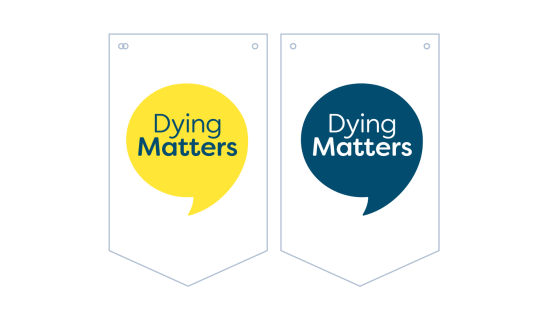 This print at home PDF has a range of bunting templates for you to display at your Dying Matters Awareness Week event