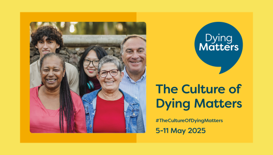 graphics and images to use on your social media ahead of, and during, Dying Matters Awareness Week