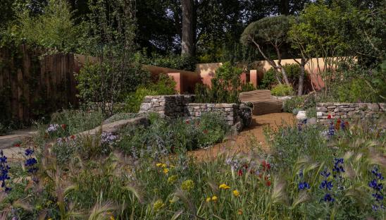 The Hospice UK Garden of Compassion at RHS Chelsea Flower Show 2025, designed by Tom Hoblyn